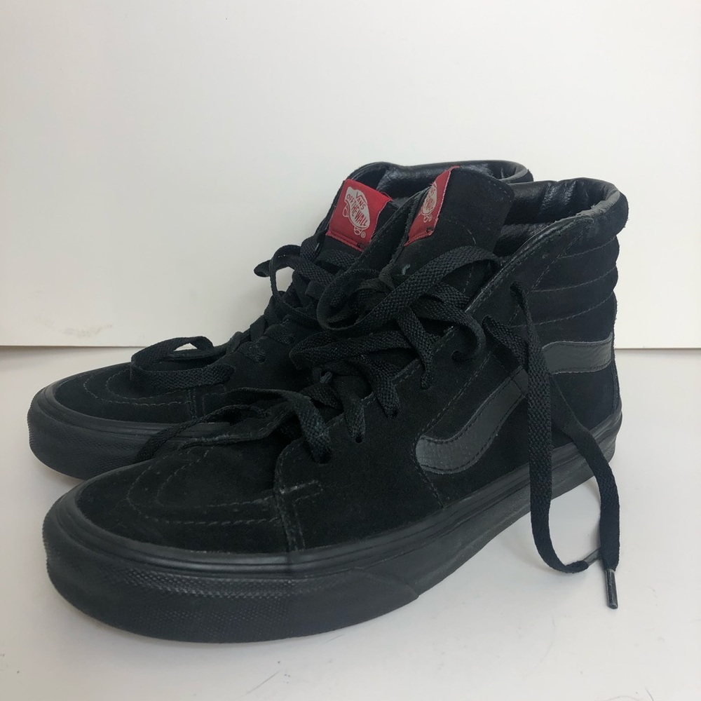 Vans Sk8-High Black Suede Sneakers